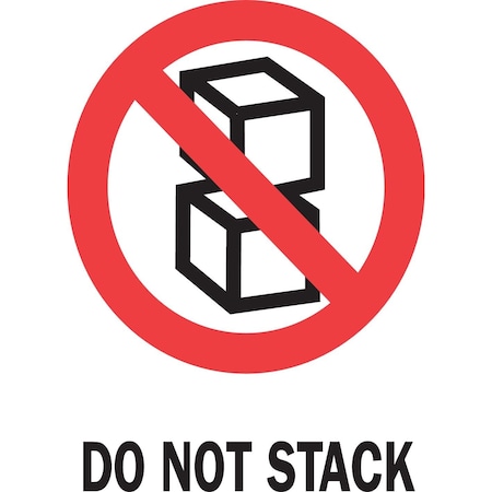 Label, DL4090, DO NOT STACK, 4 X 6